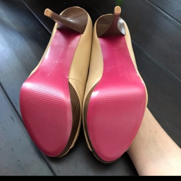 Paris Hilton open Toe Platform Pumps Size 7.5 - Picture 2 of 6